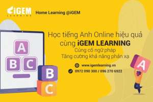 Học tiếng Anh online hiệu quả cùng iGEM LEARNING